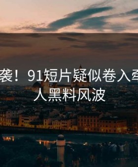 无语来袭！91短片疑似卷入牵扯出N人黑料风波