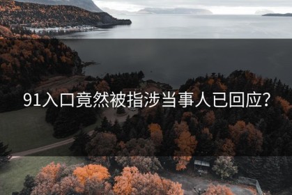 91入口竟然被指涉当事人已回应？