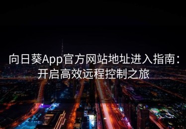向日葵App官方网站地址进入指南：开启高效远程控制之旅