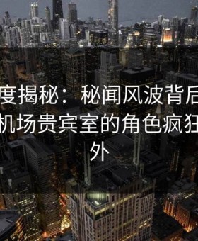 91网深度揭秘：秘闻风波背后，业内人士在机场贵宾室的角色疯狂令人意外