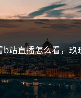 我想看b站直播怎么看，玖玖直播