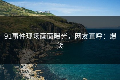 91事件现场画面曝光，网友直呼：爆笑