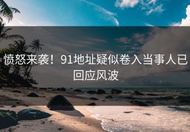 愤怒来袭！91地址疑似卷入当事人已回应风波
