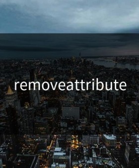 removeattribute